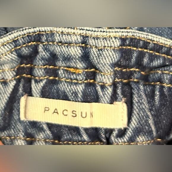 PacSun chinched paper bag high waisted Mom jeans. Size M 4/6 - Picture 5 of 7